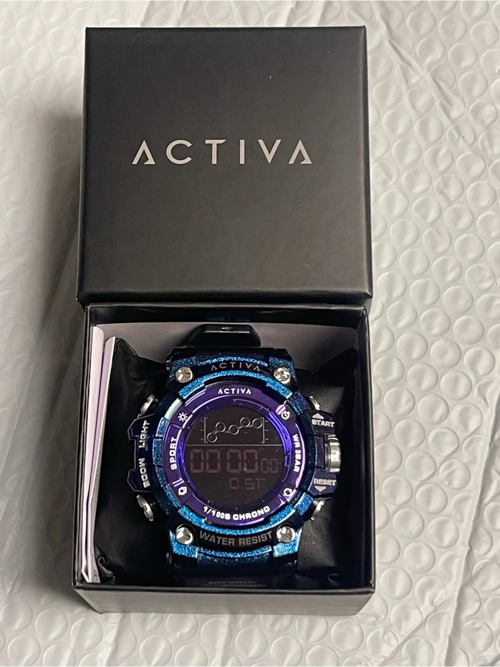 Activa X InvictaDigital Unisex Watch - 50mm,Iridescent, Purple new